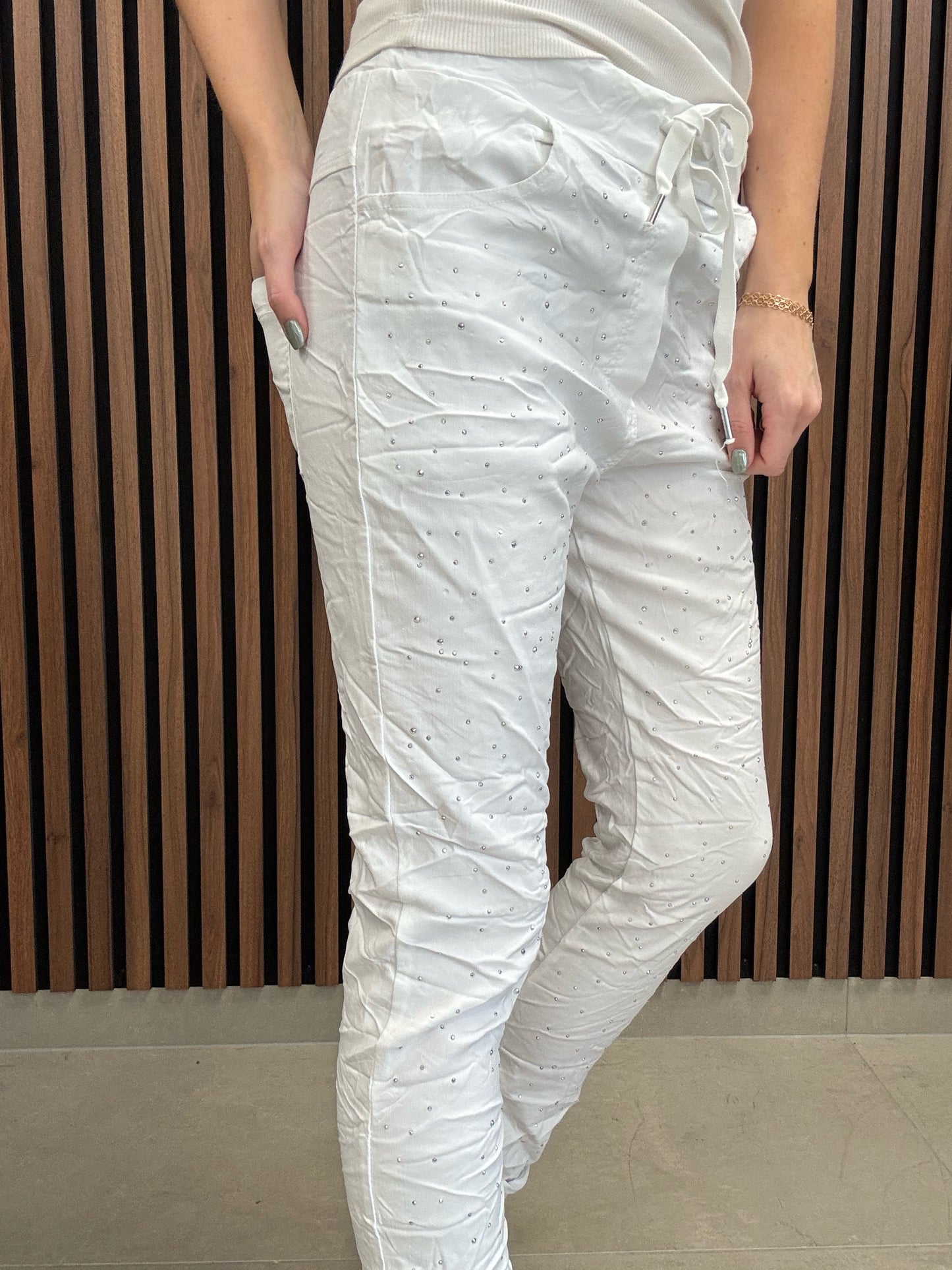 Lindy housut, valkoinen