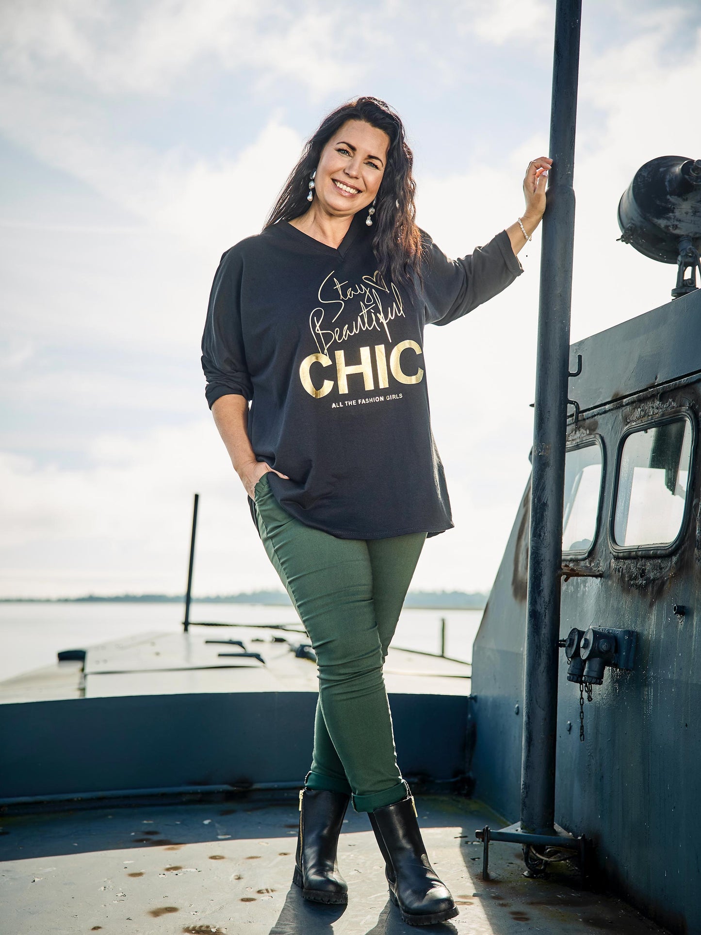 Stay Sweatshirt punainen