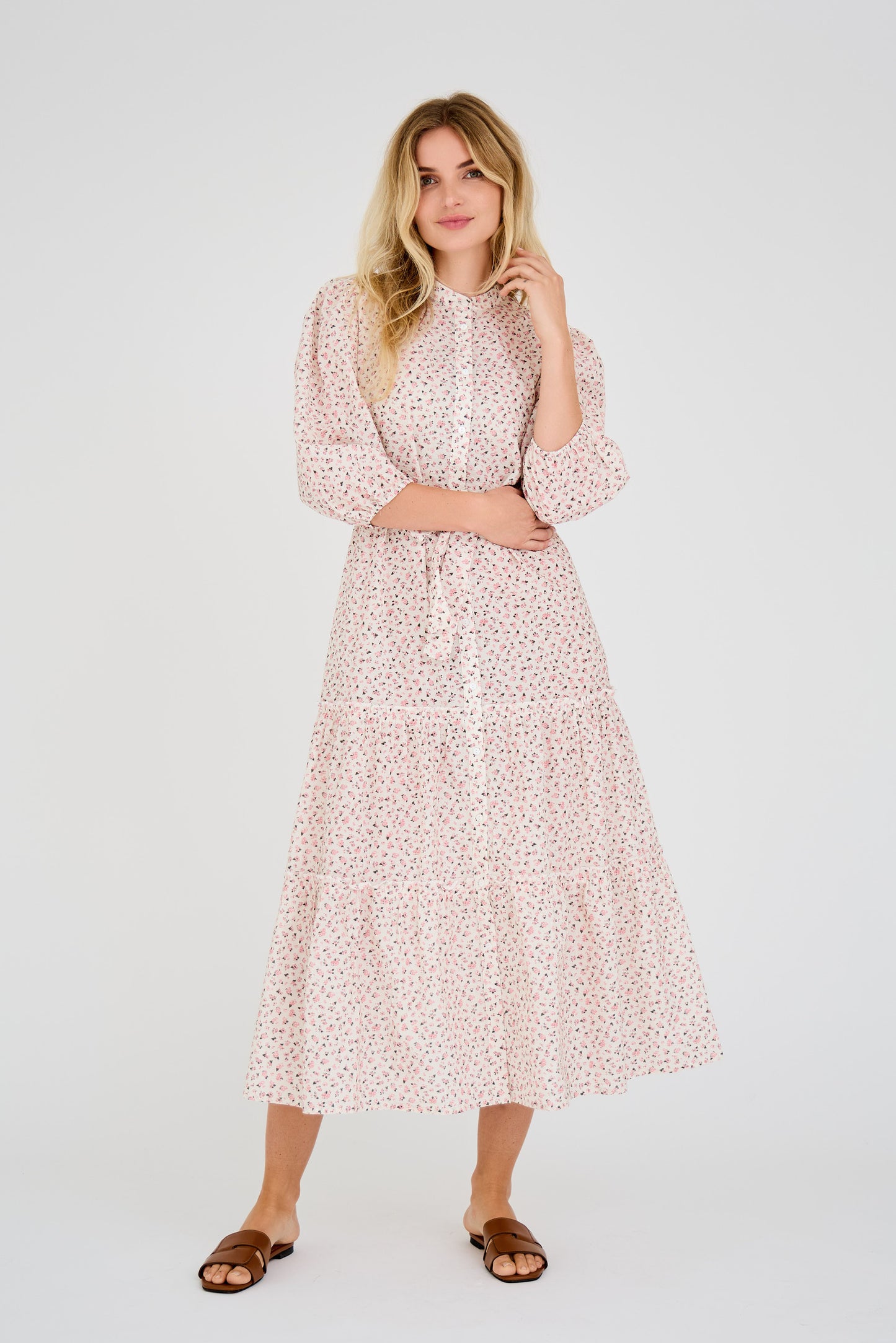 Kate pitkä kukkamekko