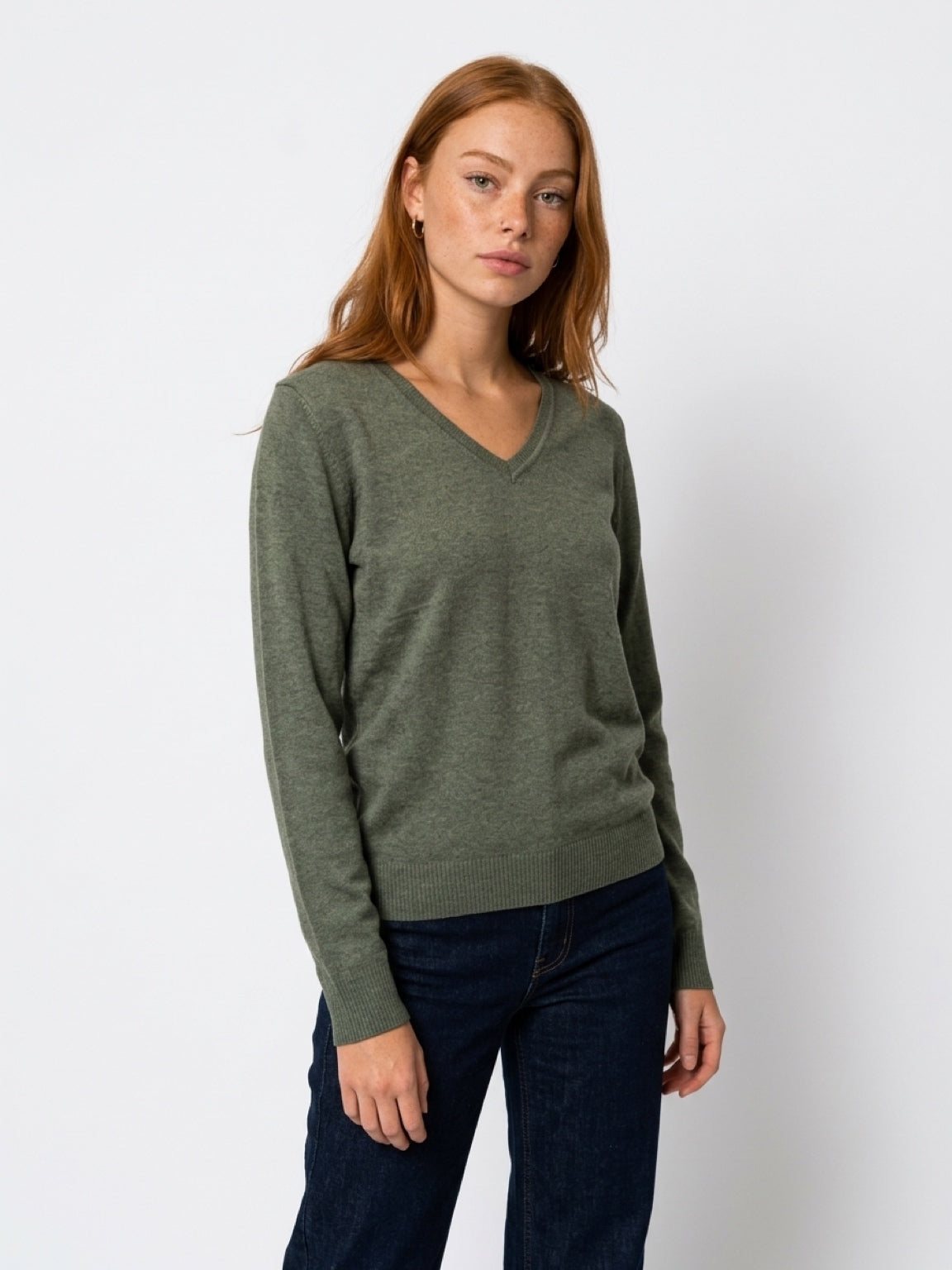 Viola V-neck – pehmeä neule