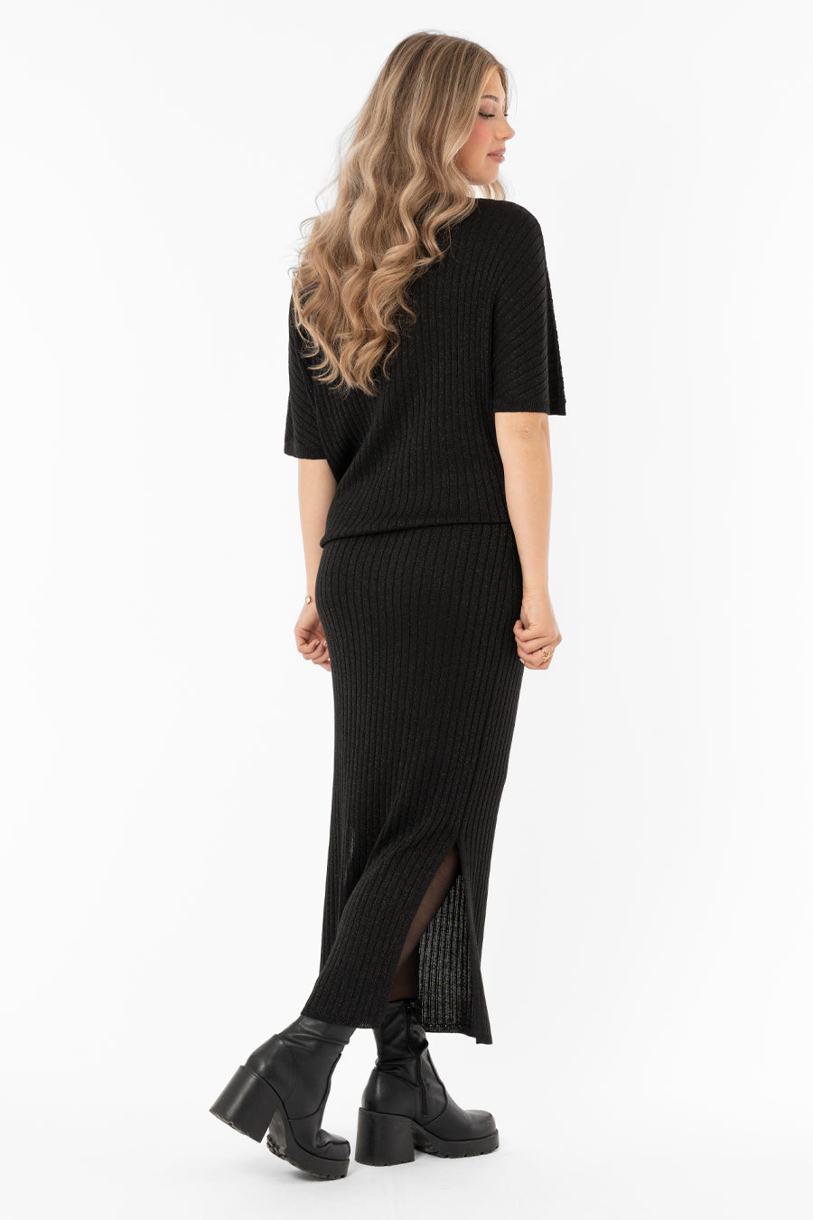 Kapea Frances neulehame musta