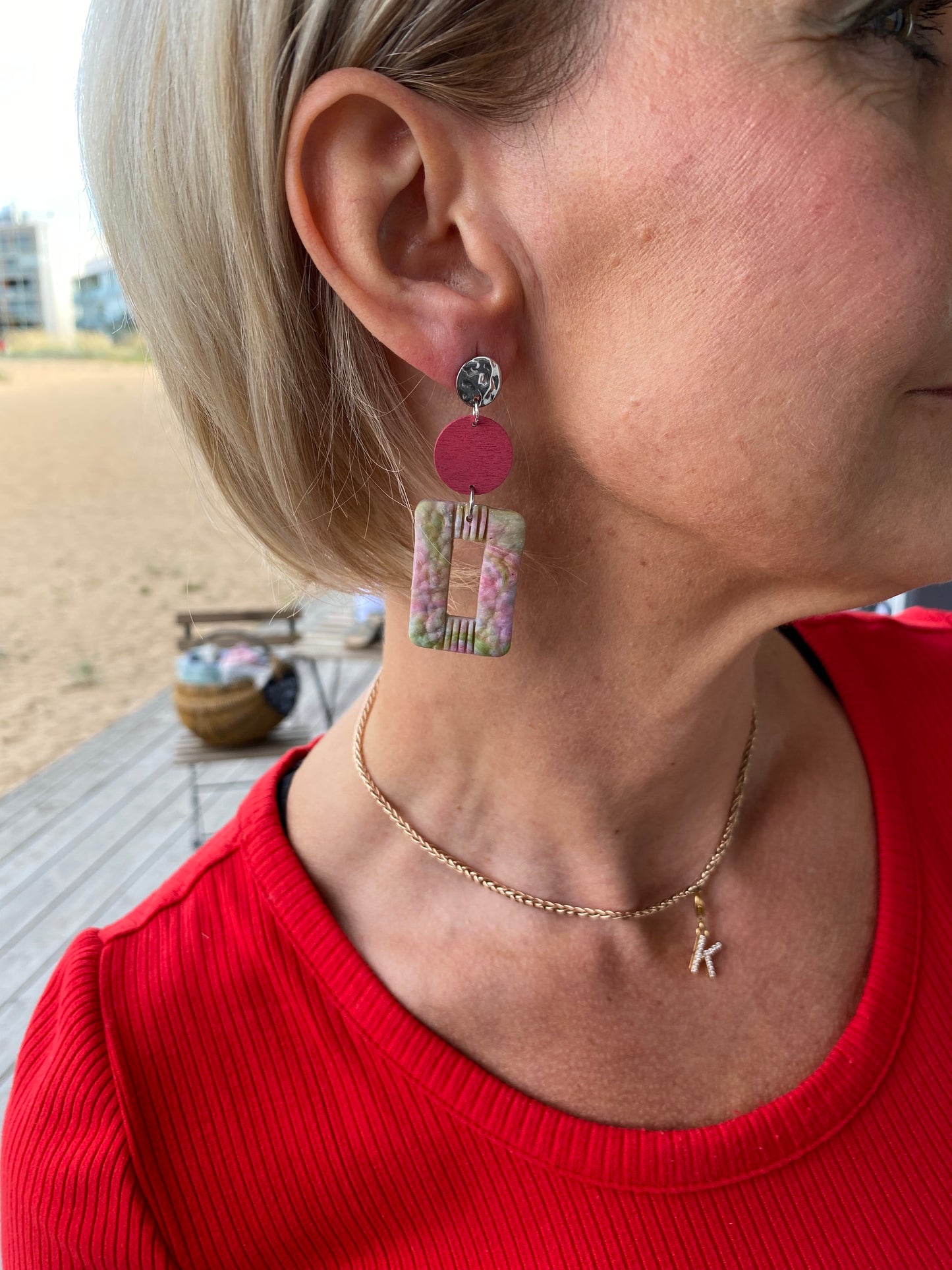 Hulda korvakorut vaalea