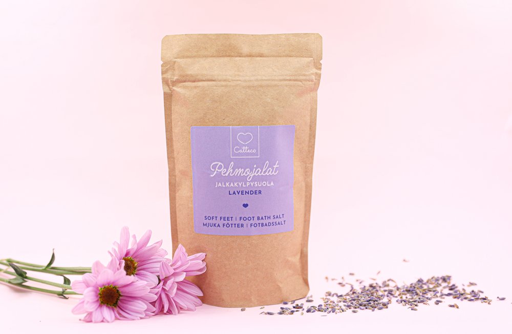 Jalkakylpysuola Laventeli