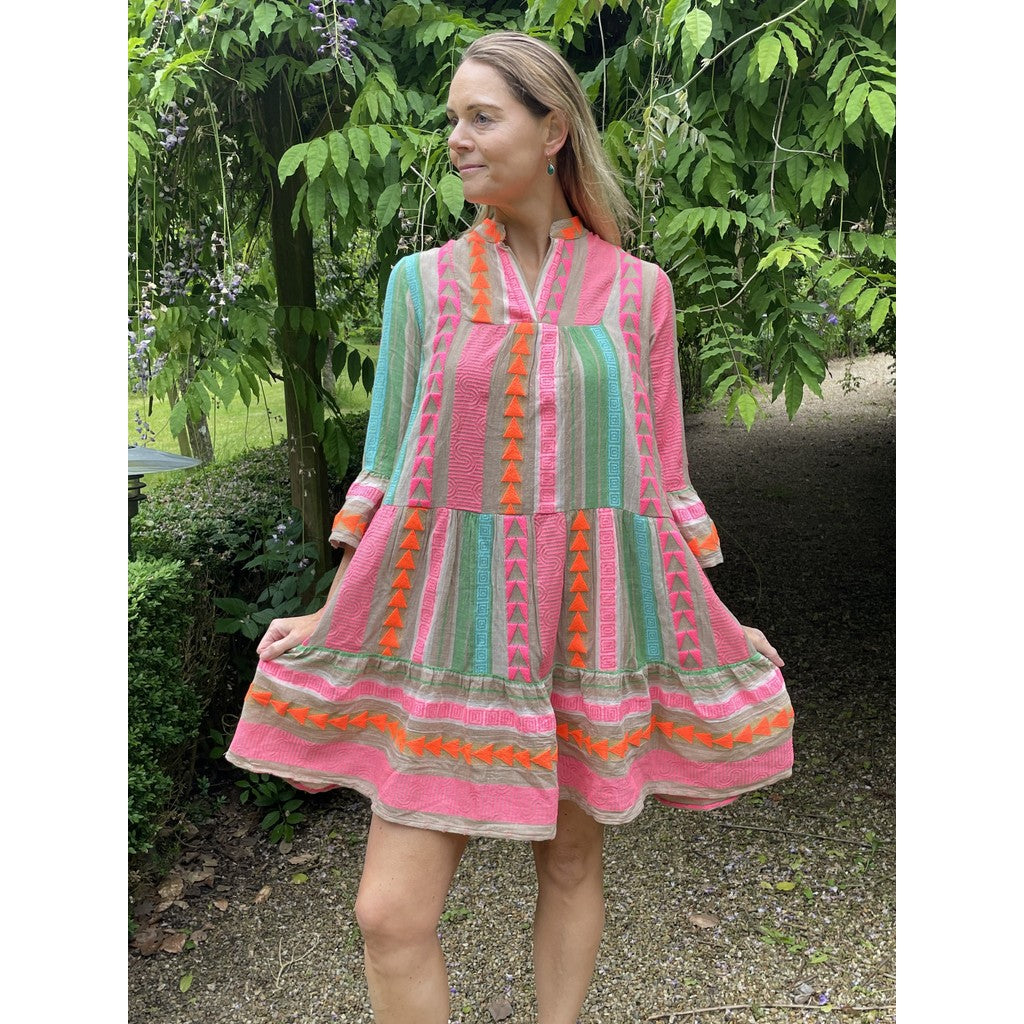 Partisan mekko, pinkki koralli