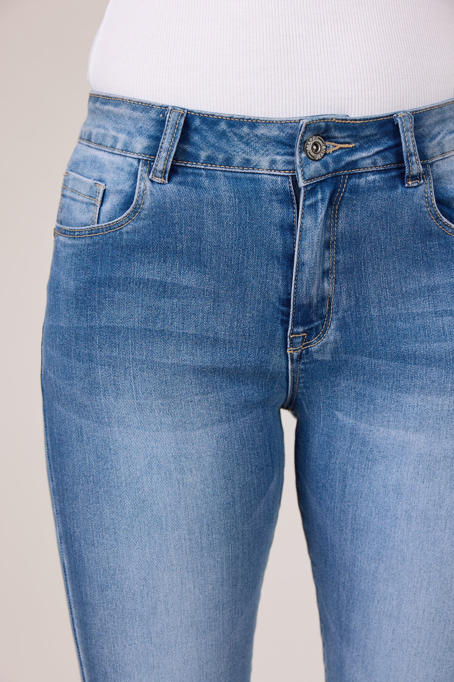 Kylie farkut, vaaleansininen