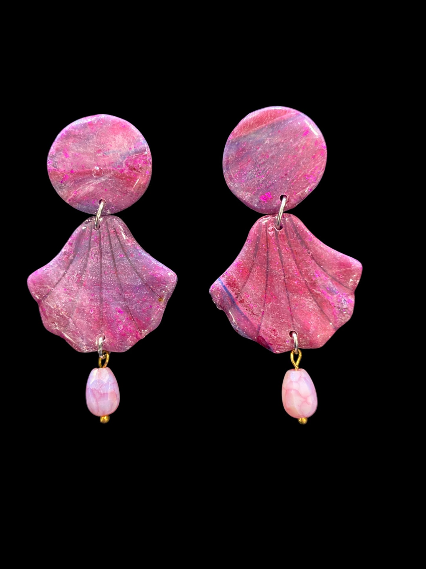 Aarre-korvakorut helmellä mustikka Kalajoki