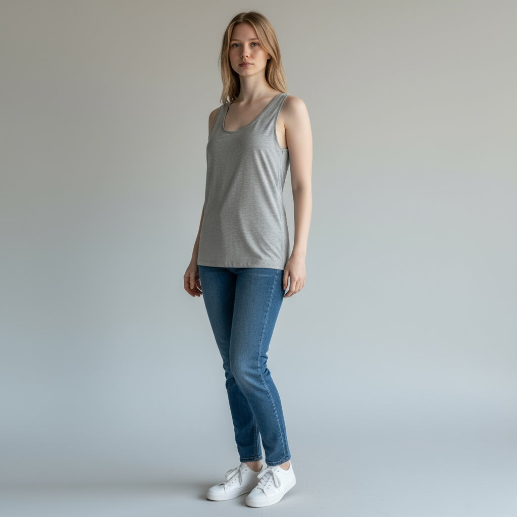 Stabil tank-toppi harmaa