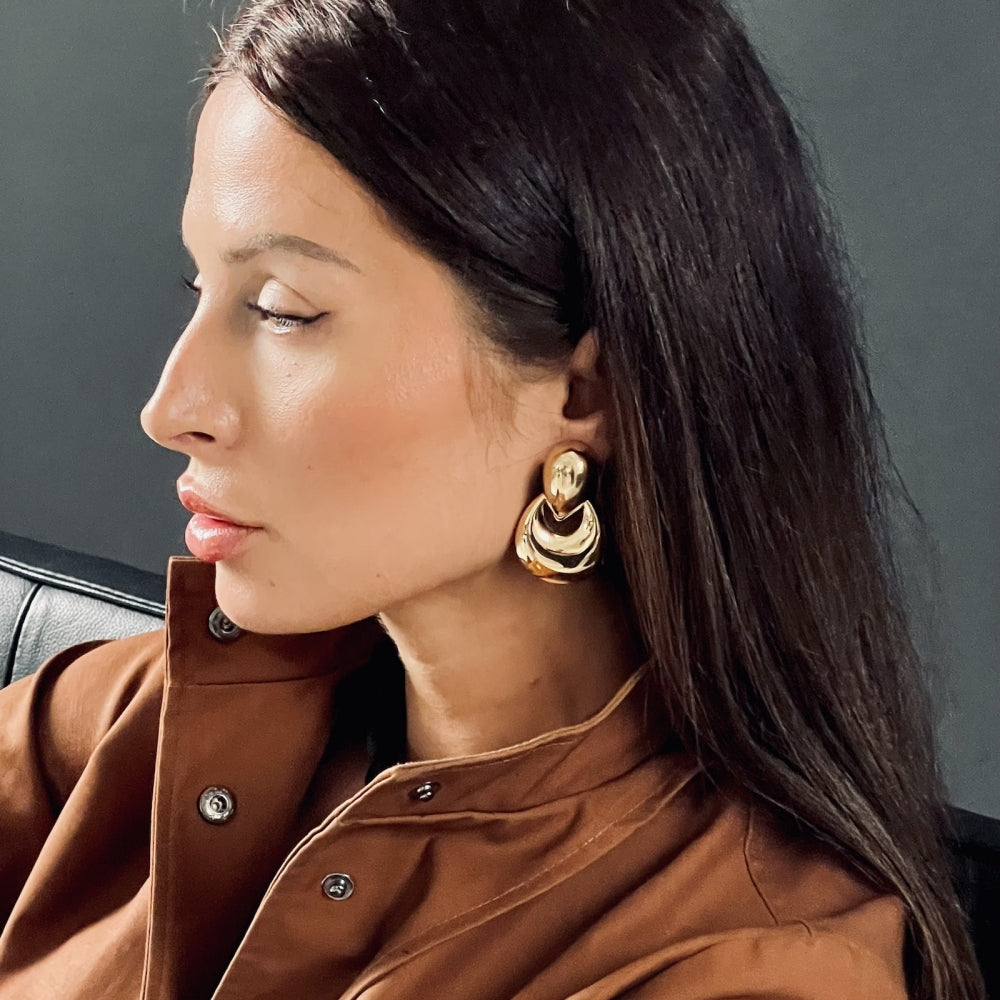 Drop pisara korvakorut kulta