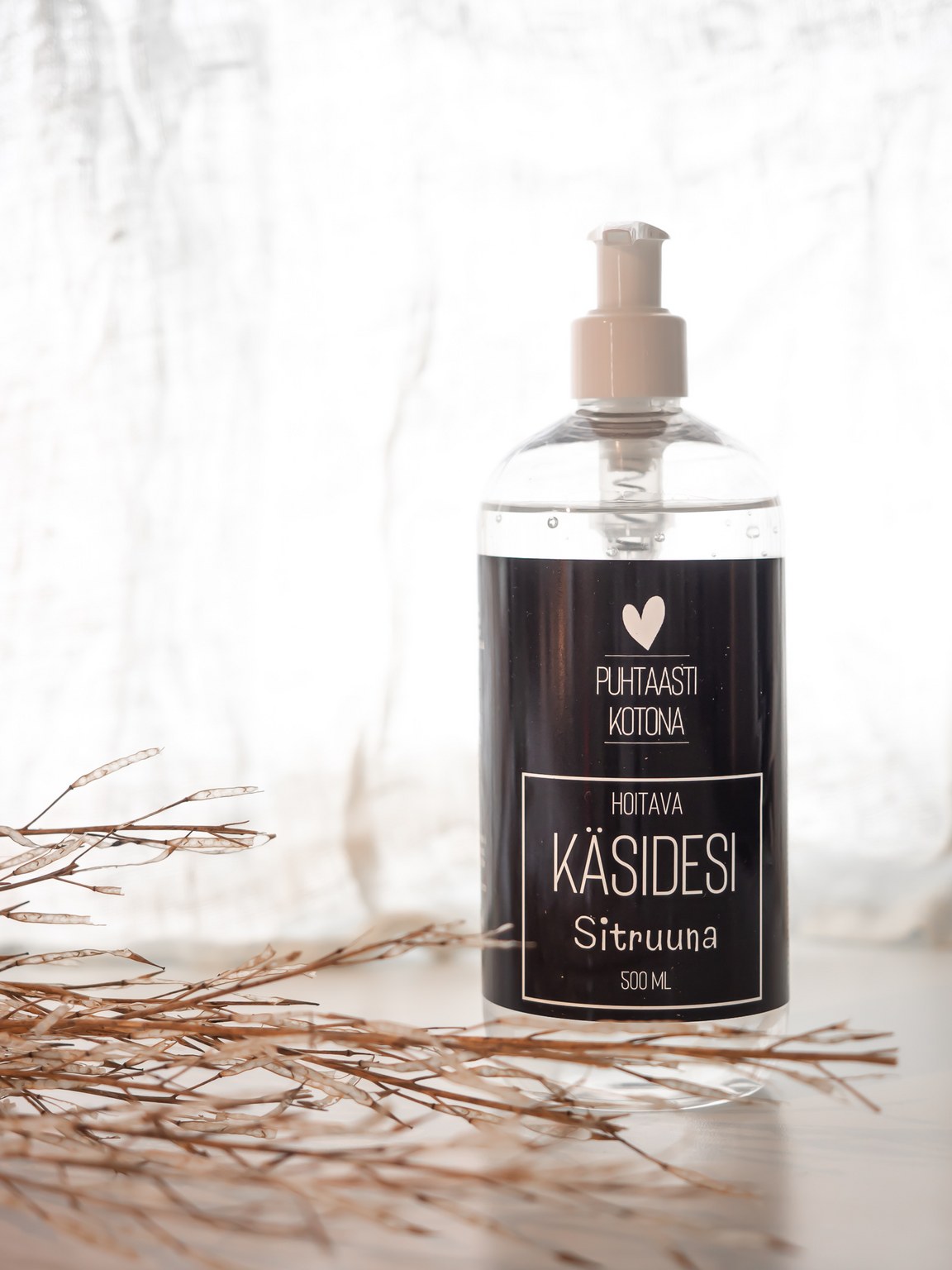 Puhtaasti Kotona Käsidesi 500 ml Sitruuna