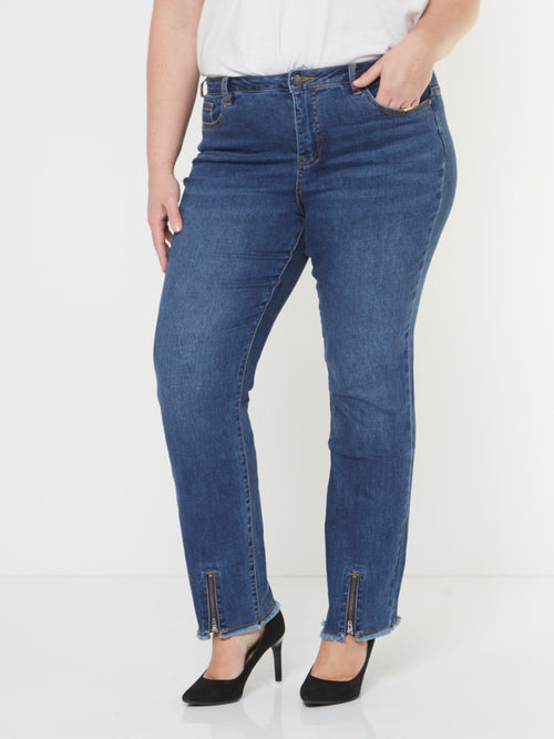 Lataa kuva 1. Sonja vetoketjulliset farkut