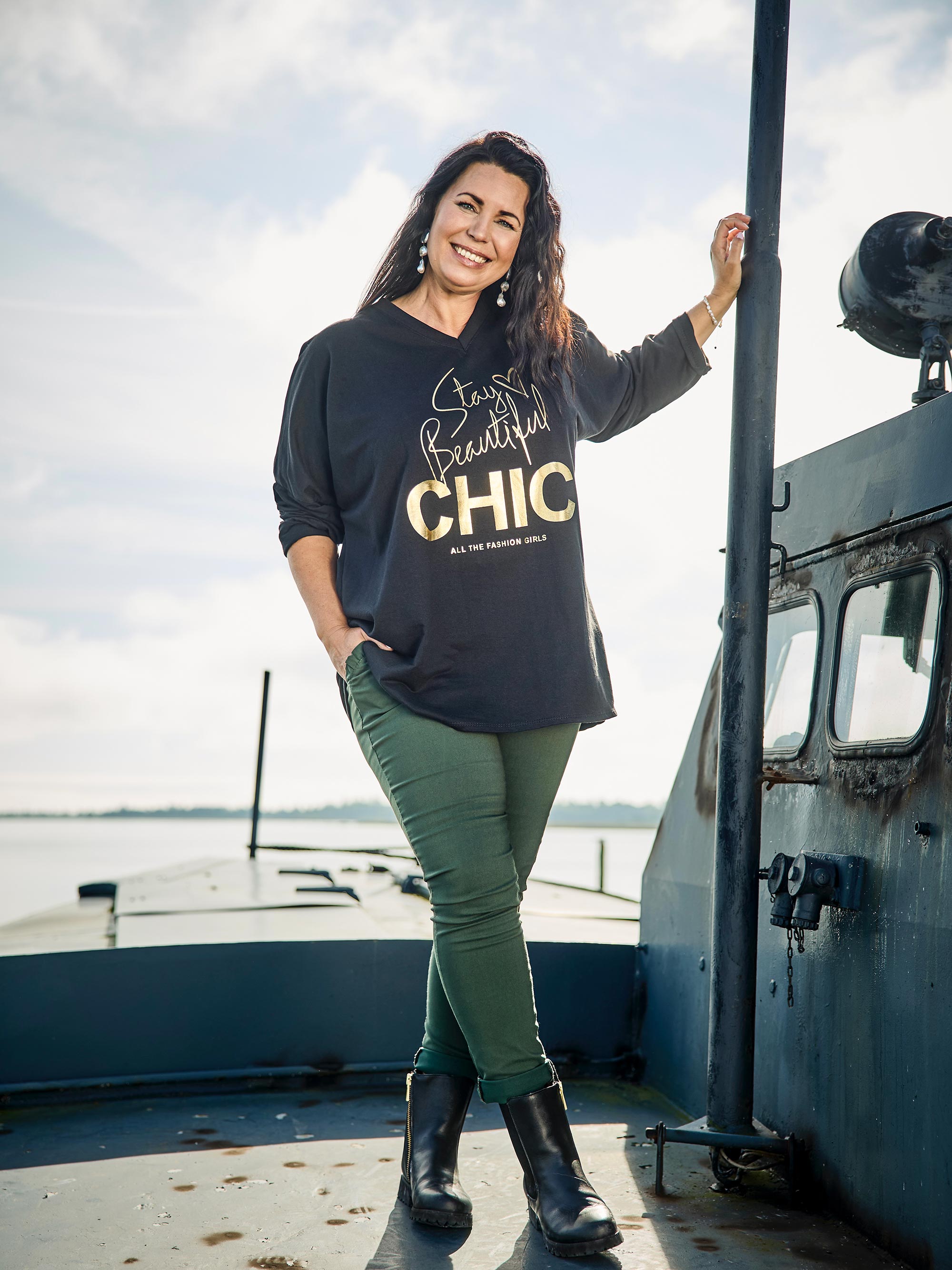 Stay Sweatshirt punainen