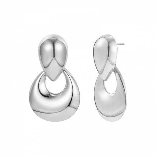 Lataa kuva 1. Drop pisara korvakorut hopea