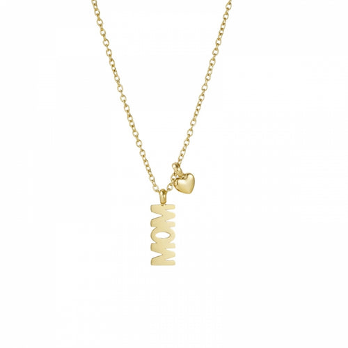 Lataa kuva 1. Mom & sydän kaulakoru kulta