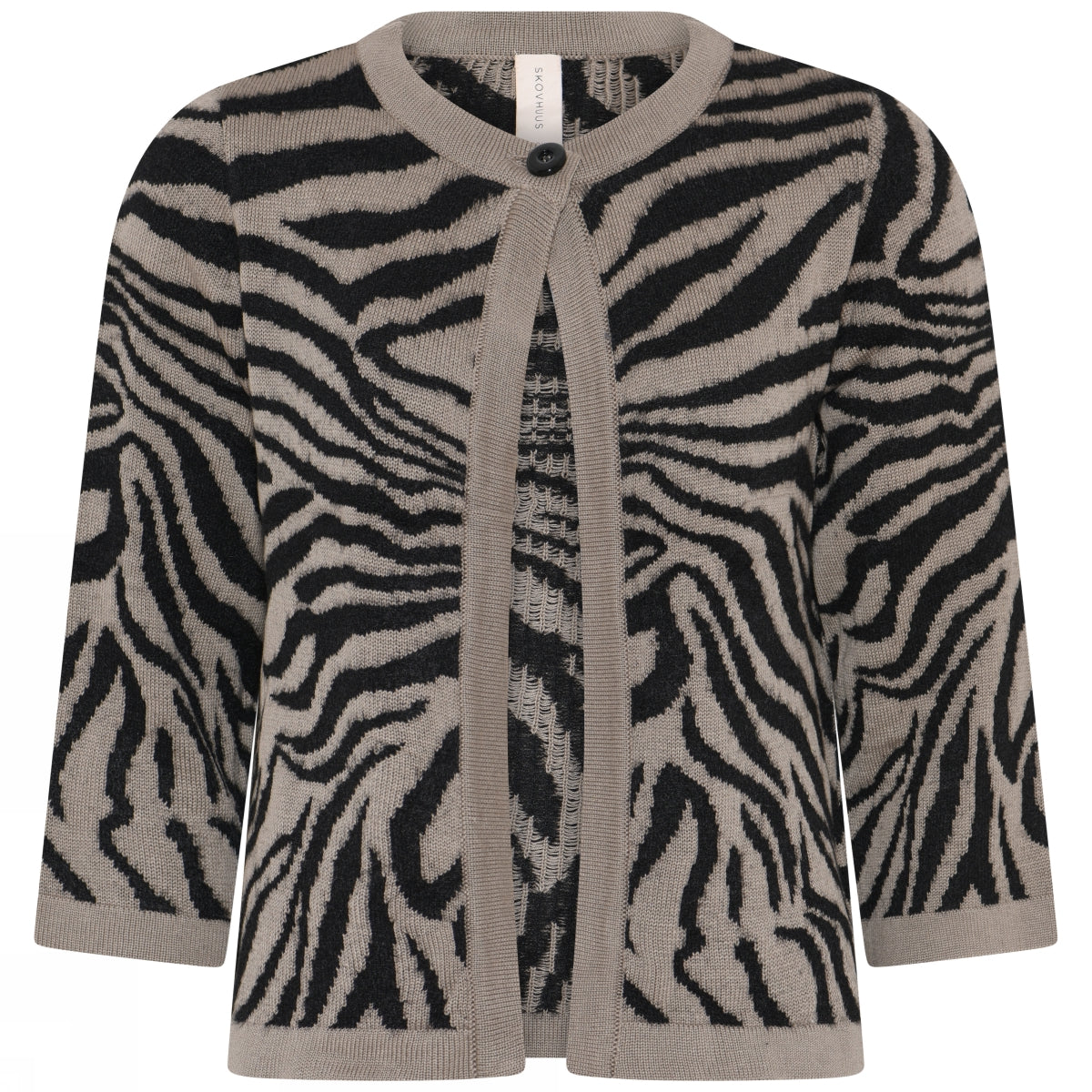 Seepra kuosinen neuletakki