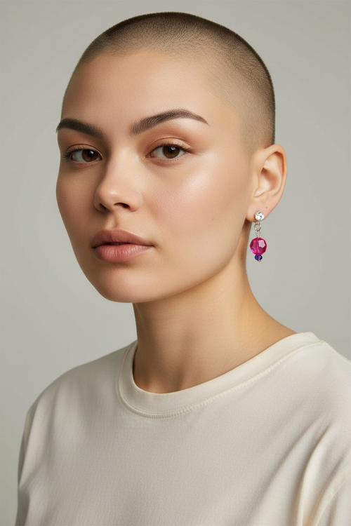 Lataa kuva 1. Usva -helmikorvakorut