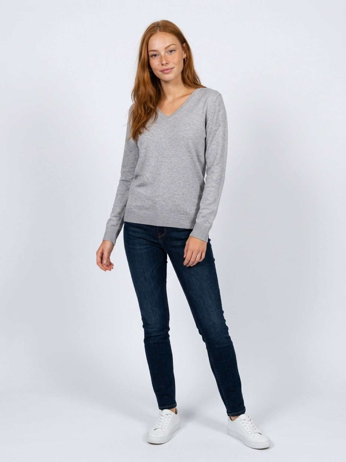 Viola V-neck – pehmeä neule