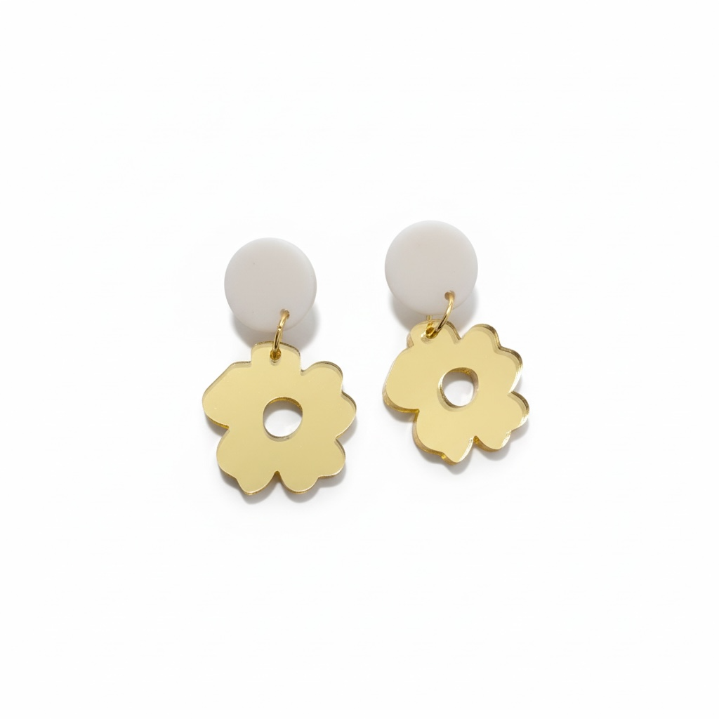 Soma - peiliakryyli kukka korvakoru