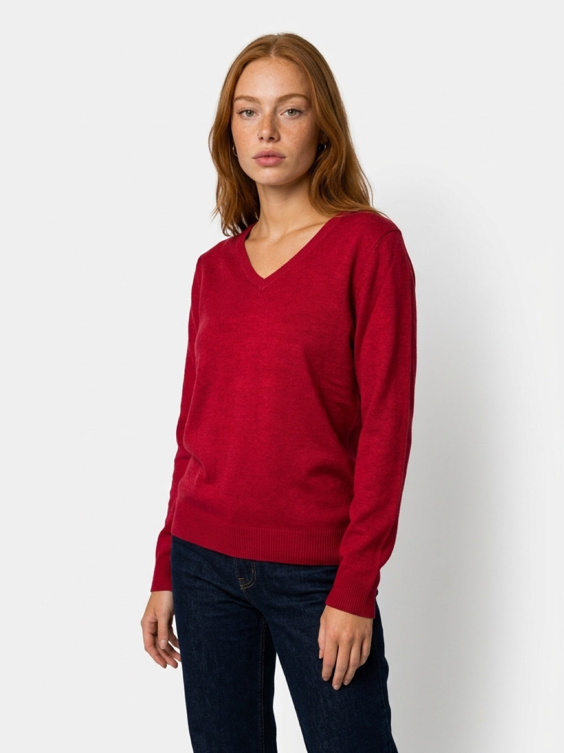 Viola V-neck – pehmeä neule