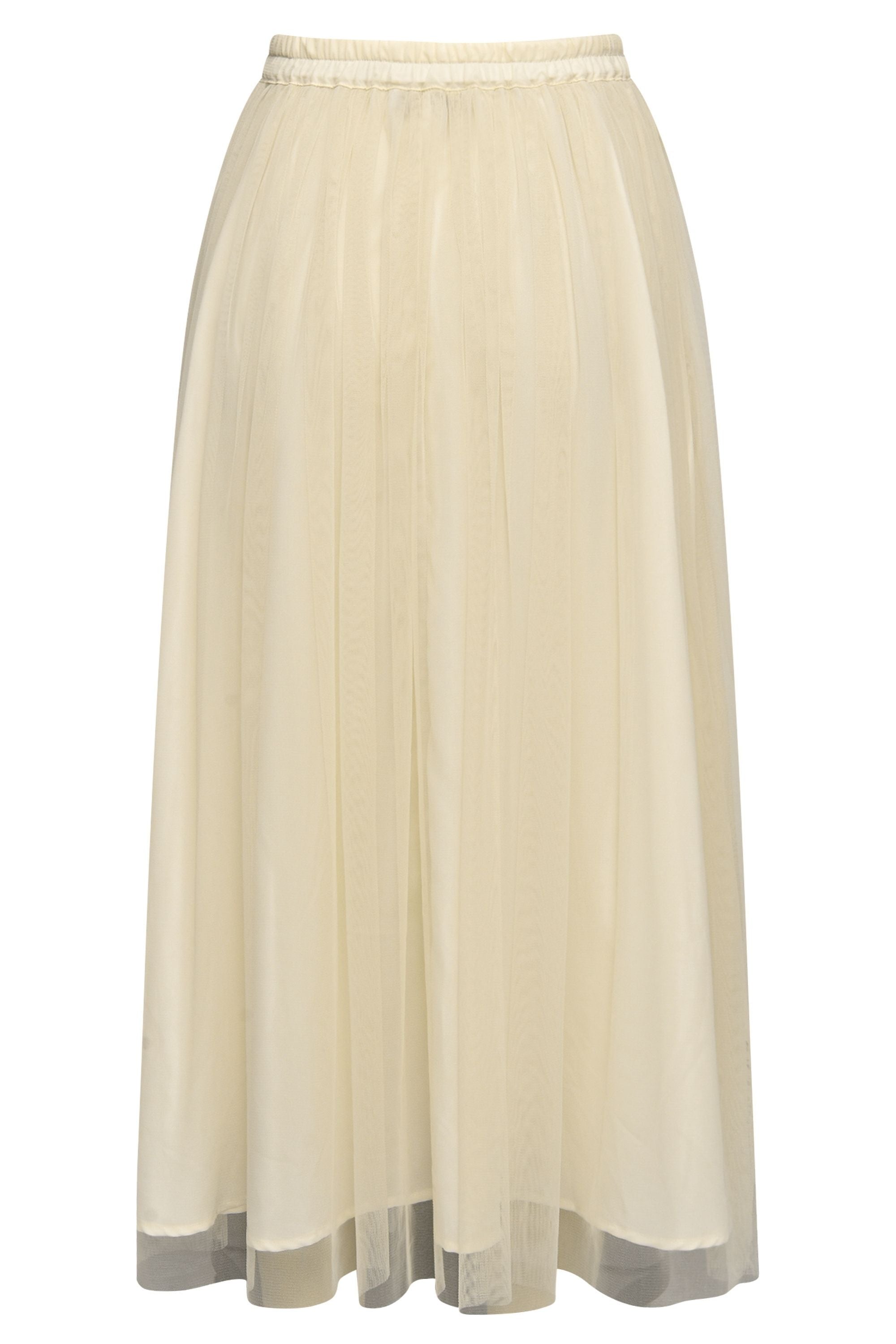 Tulle - luonnonvalkoinen tyllihame 38