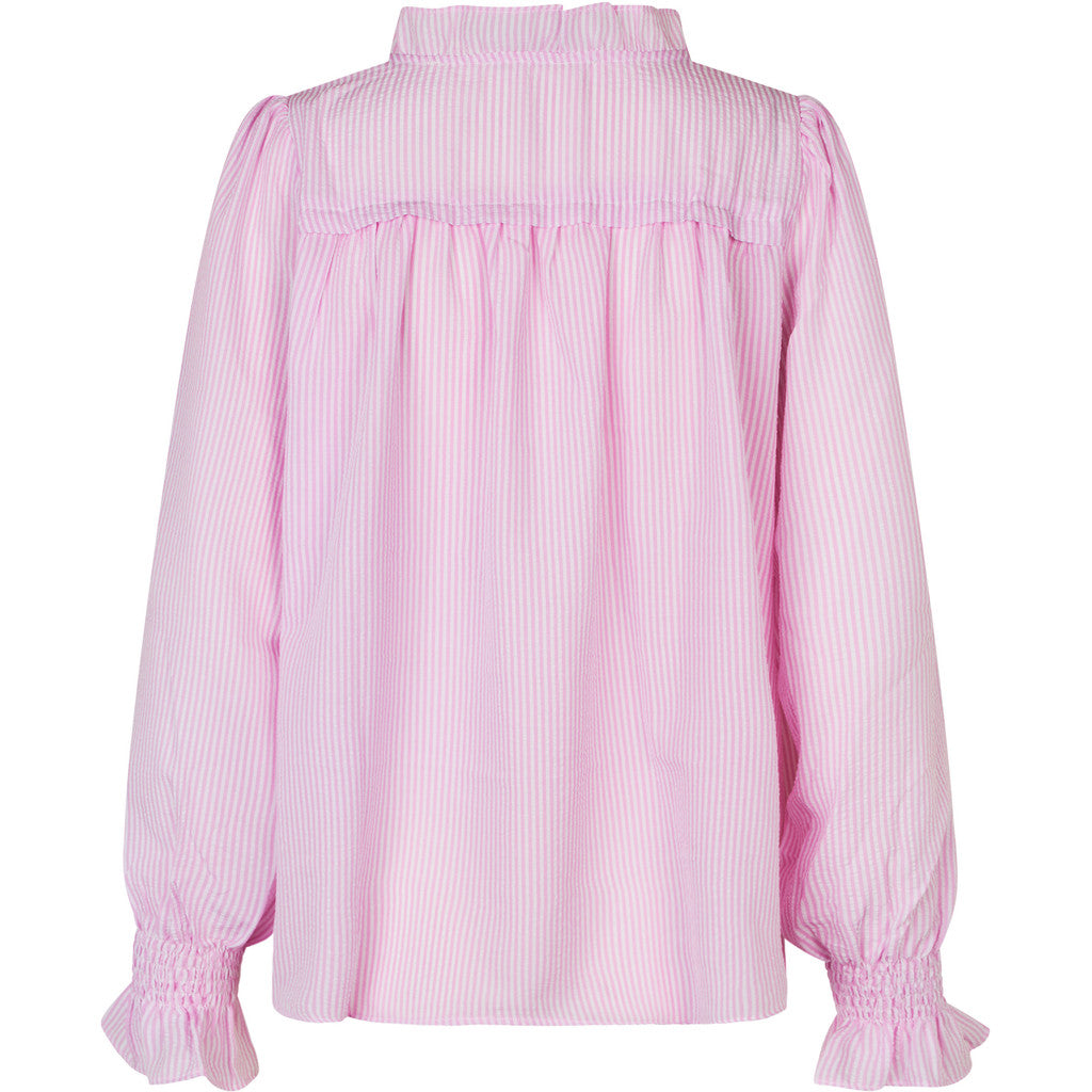 Sonja kiinteä röyhelöpusero vaaleanpunainen