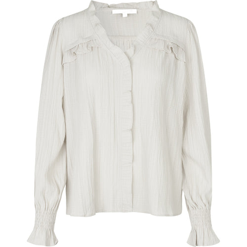 Lataa kuva 1. Sonja kiinteä röyhelöpusero valkoinen