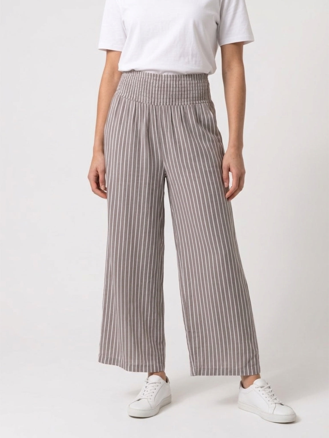 Veera-raita pellavahousut