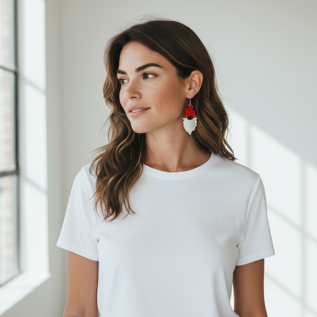 Joulupukki korvakorut