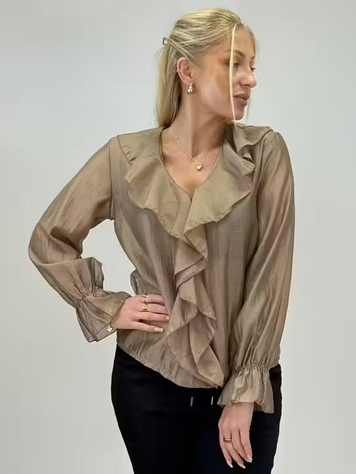 Lataa kuva 1. Ananda pusero beige