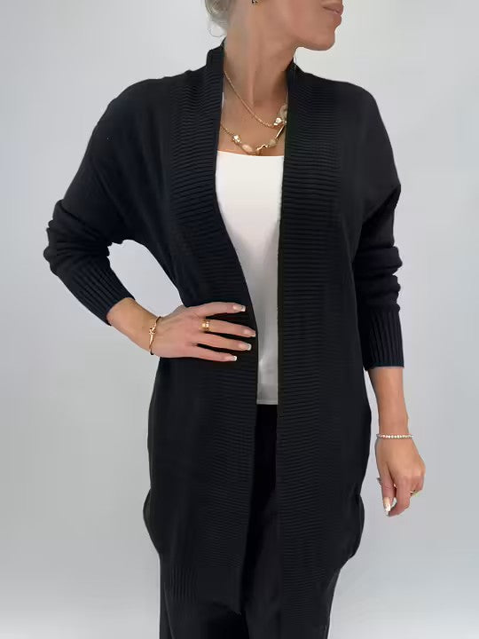 Edda neuletakki musta