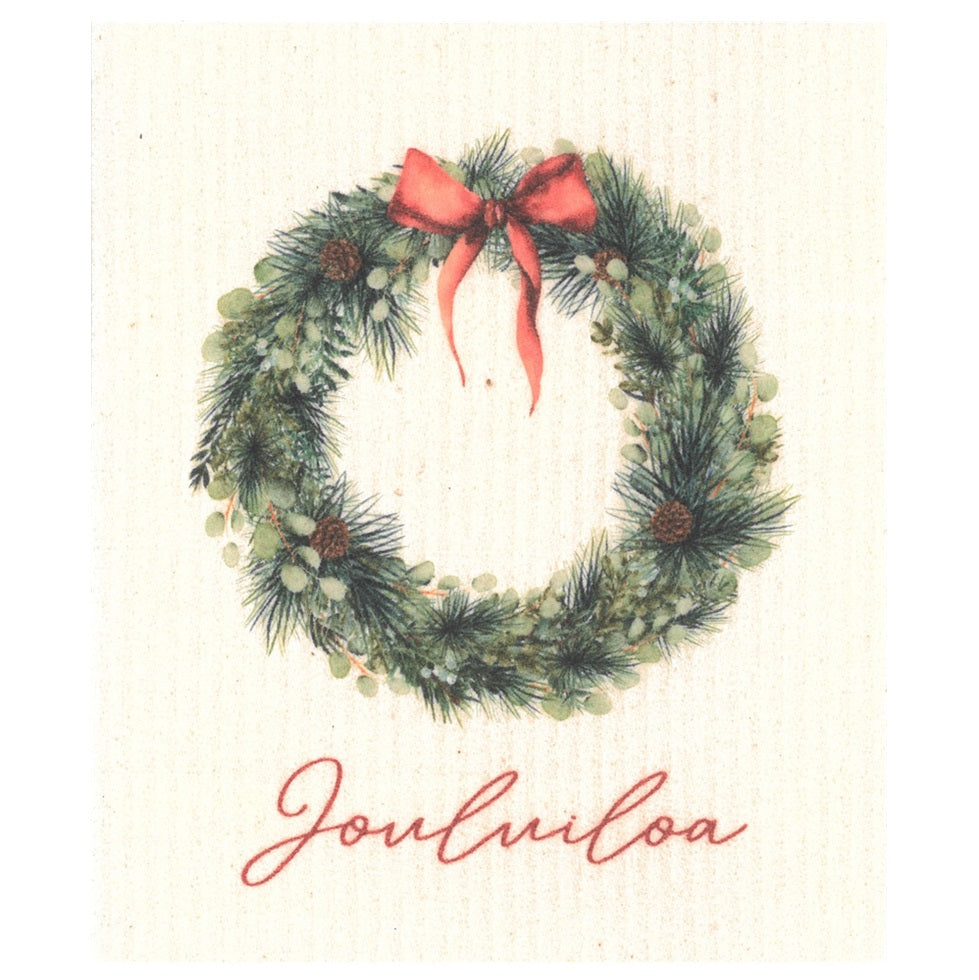 Joulukranssi Jouluiloa- tiskirätti