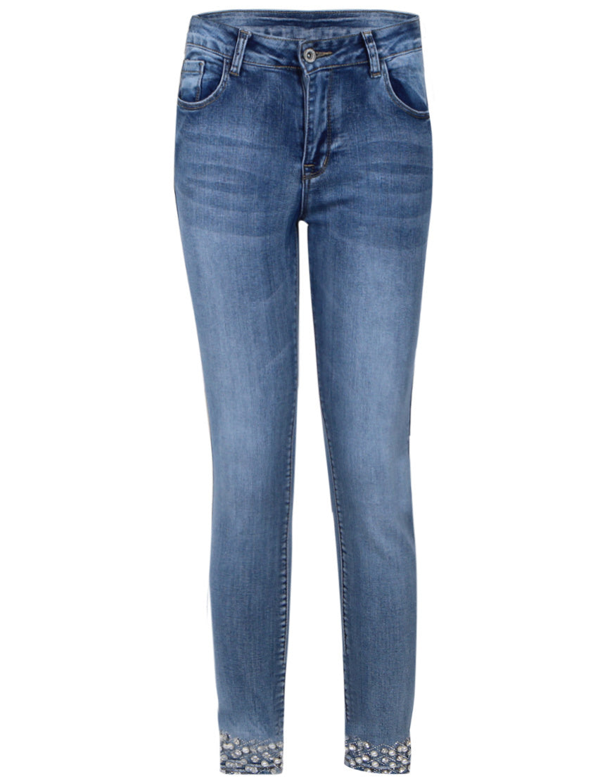 Kylie farkut, vaaleansininen