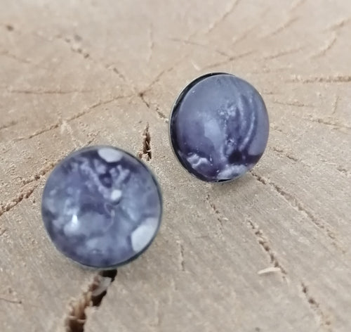 Lataa kuva 1. Milja-nappikorvikset 12 mm