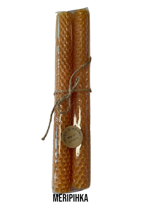 Lataa kuva 1. Mehiläisvahakynttilät 2 kpl, useita värejä