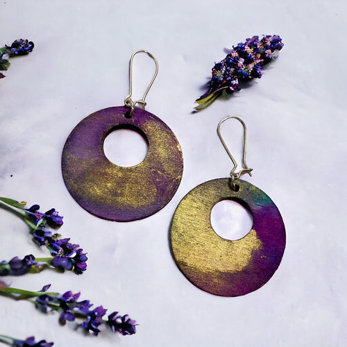 Lataa kuva 1. Tiina-korvakorut pyöreä