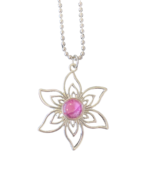 Lataa kuva 1. Tähti Kaulakoru, käsinmaalattu kivi