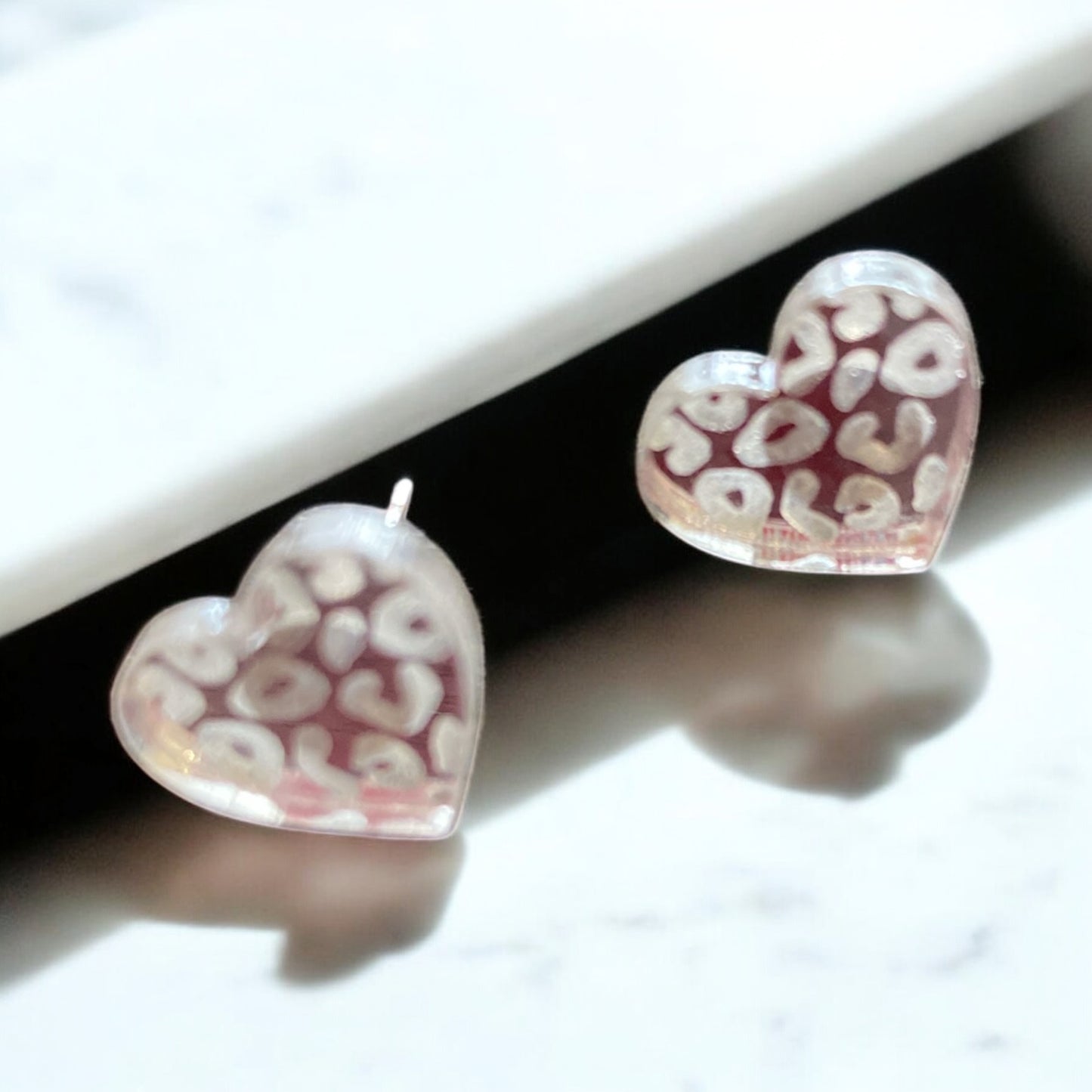 Sydänpantteri korvakoru hopea