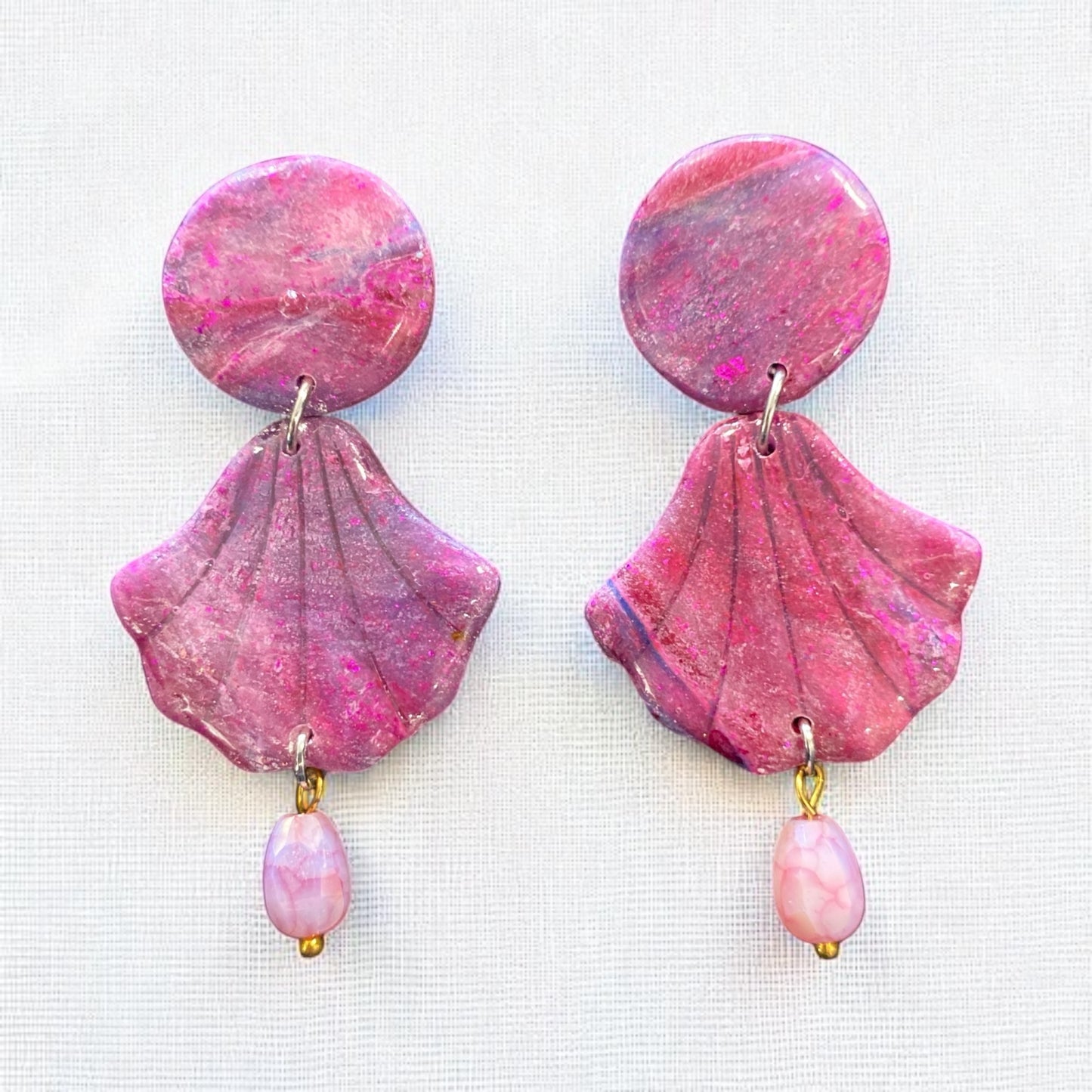 Aarre-korvakorut helmellä mustikka Kalajoki