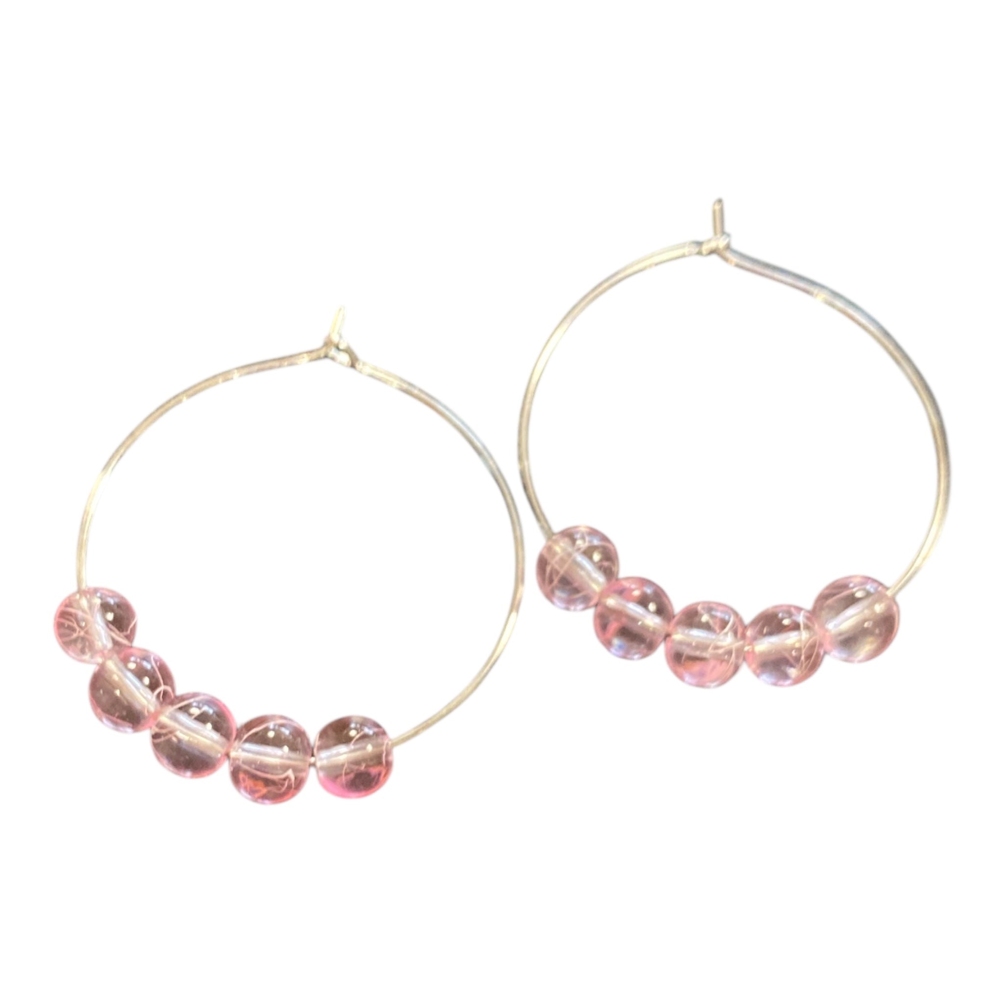 Helmi Korvakoru vaaleanpunainen