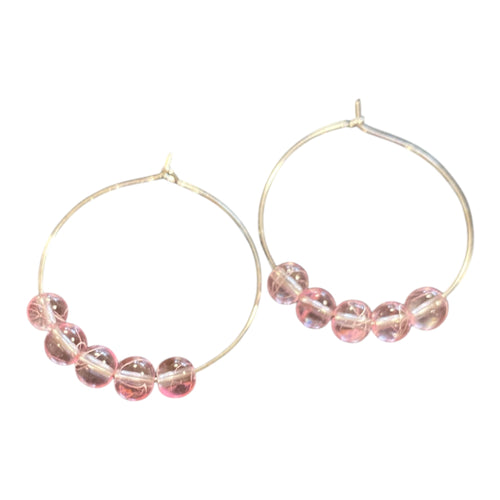 Lataa kuva 1. Helmi Korvakoru vaaleanpunainen