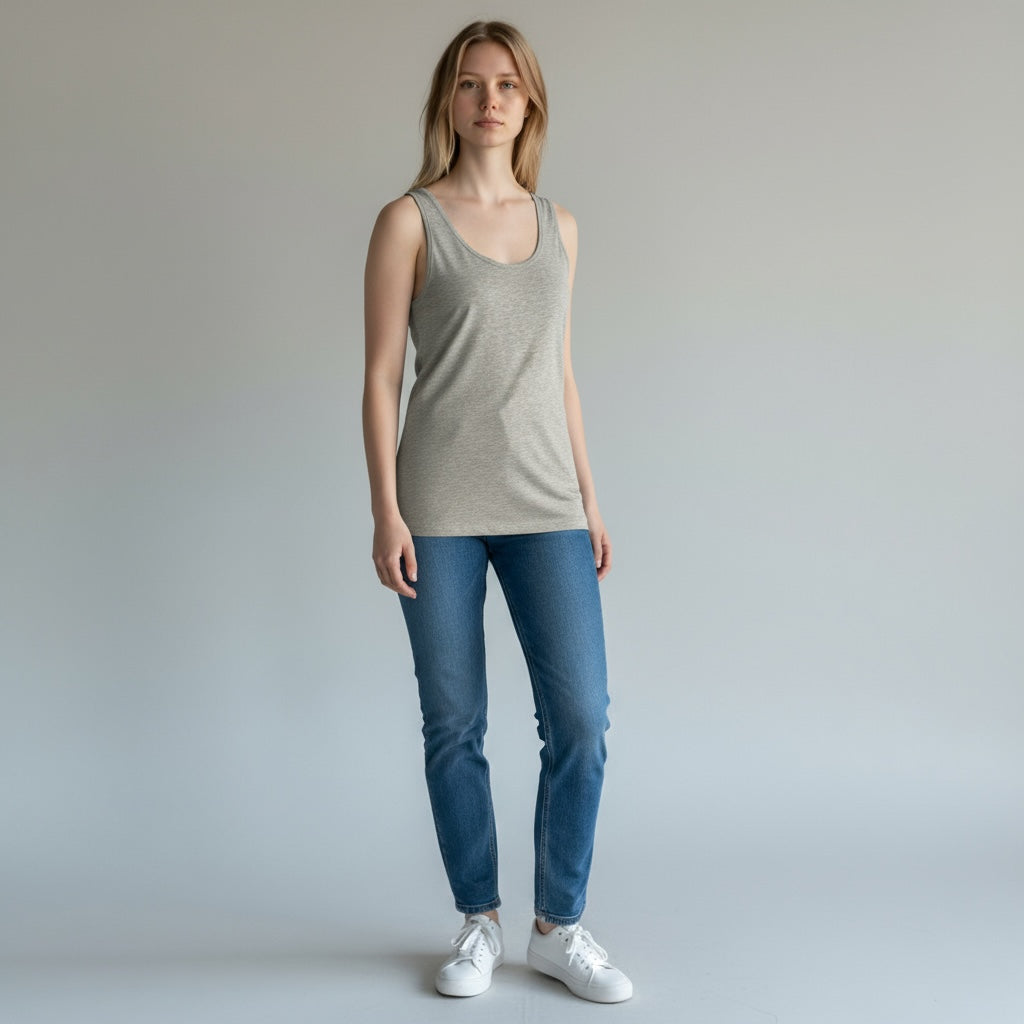 Stabil tank-toppi harmaa