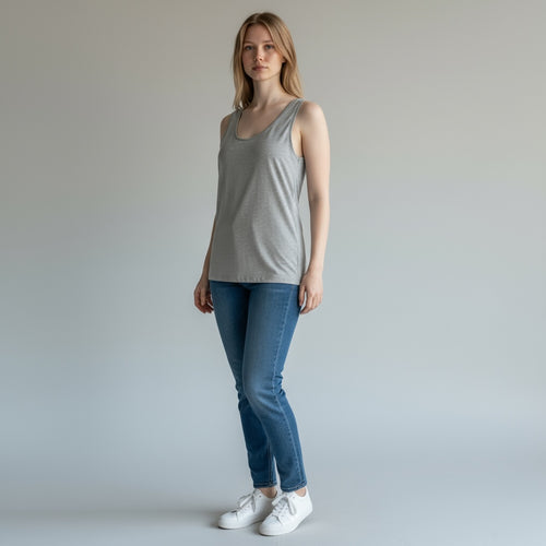 Lataa kuva 1. Stabil tank-toppi harmaa