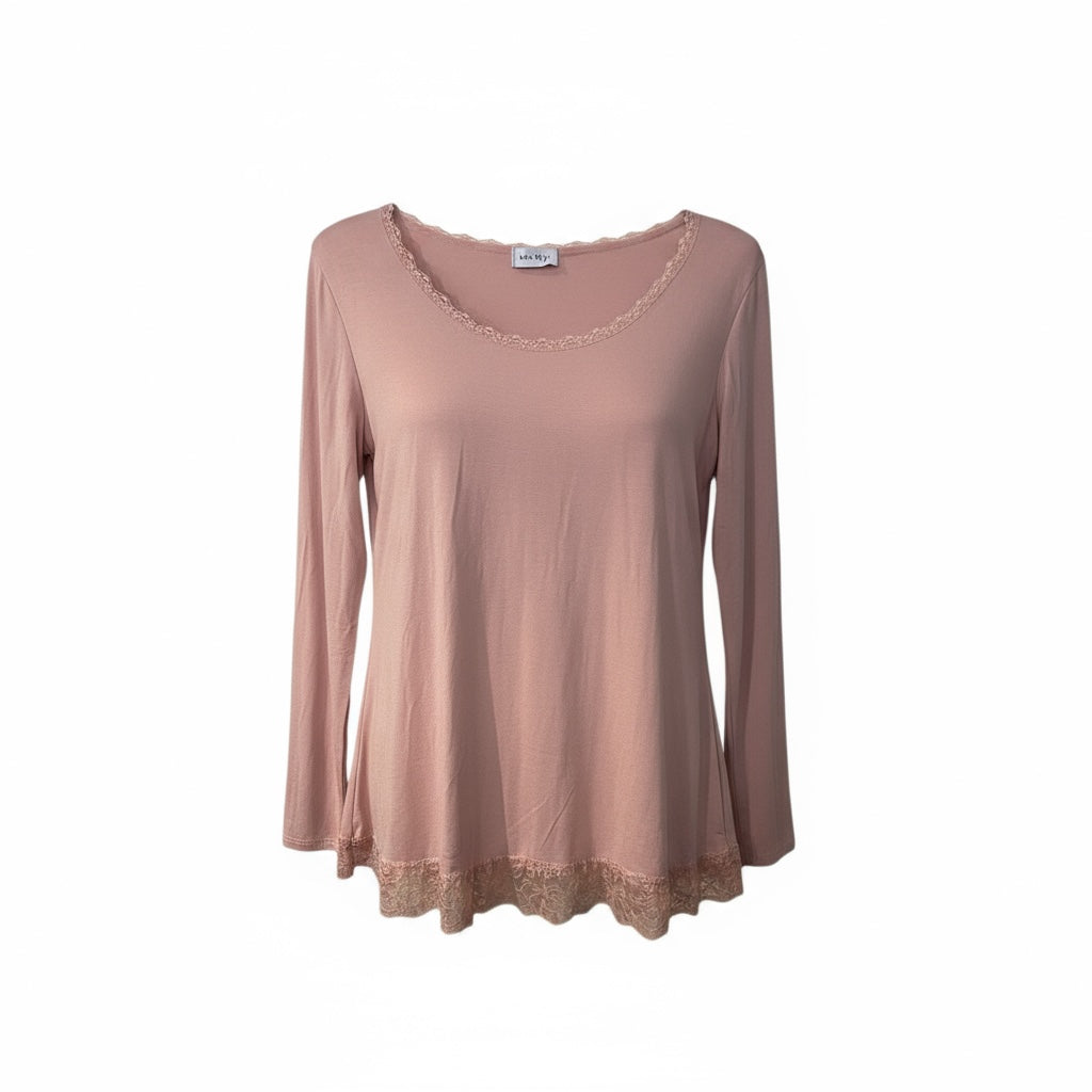 Pitkähihainen pitsitoppi