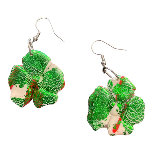 Lataa kuva 1. Emerald Bloom korvakorut