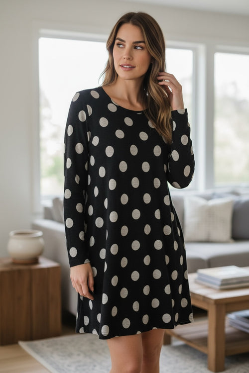 Lataa kuva 1. Merinovillainen neuletunika