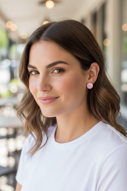 Lataa kuva 1. Milja Nappikorvakorut 10 mm