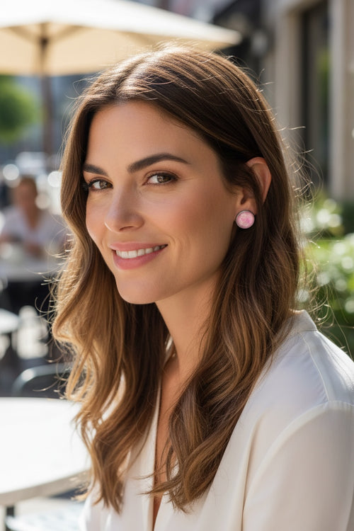 Lataa kuva 1. Milja Nappikorvakorut 10 mm