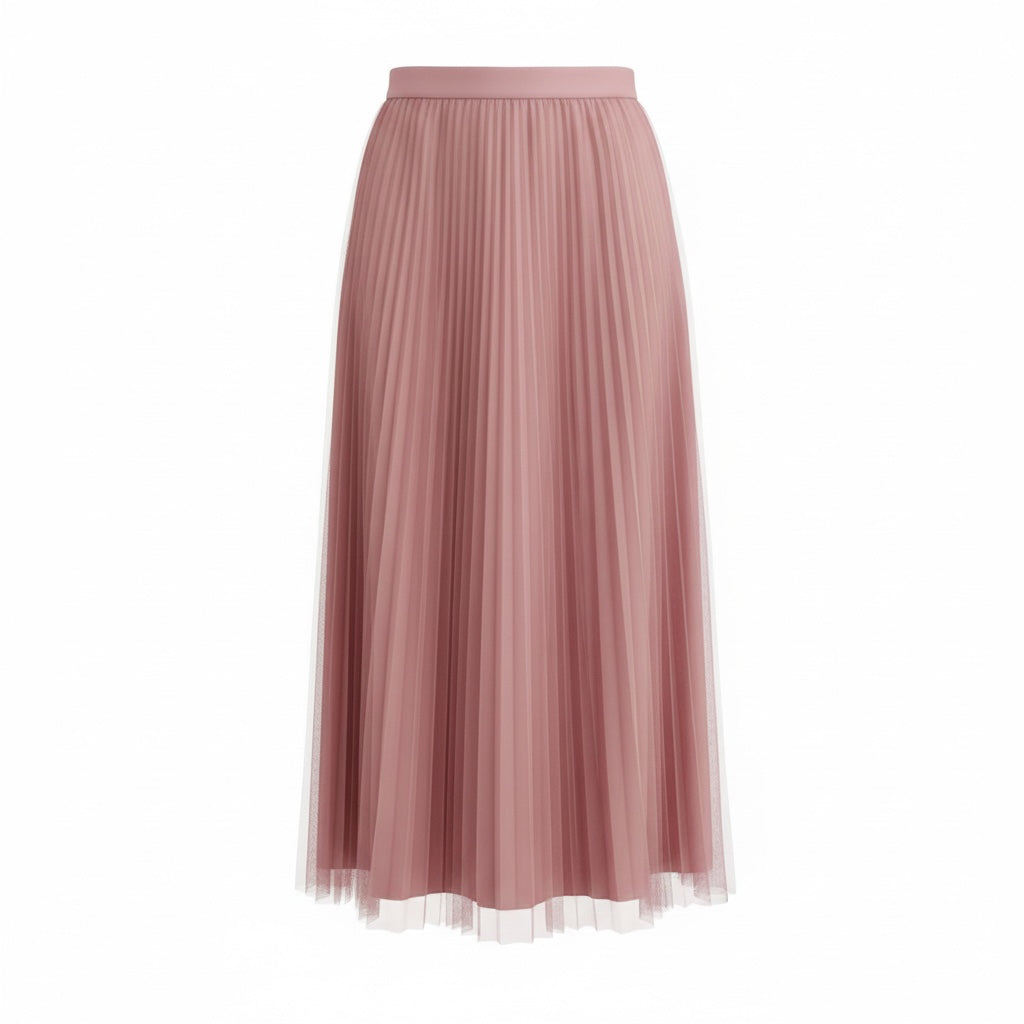 Luna - pliseerattu hame, viileä sävy