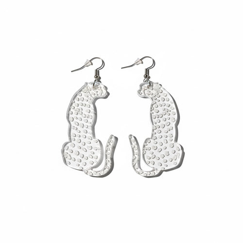 Lataa kuva 1. ArtTiina korvakorut,  leopardi