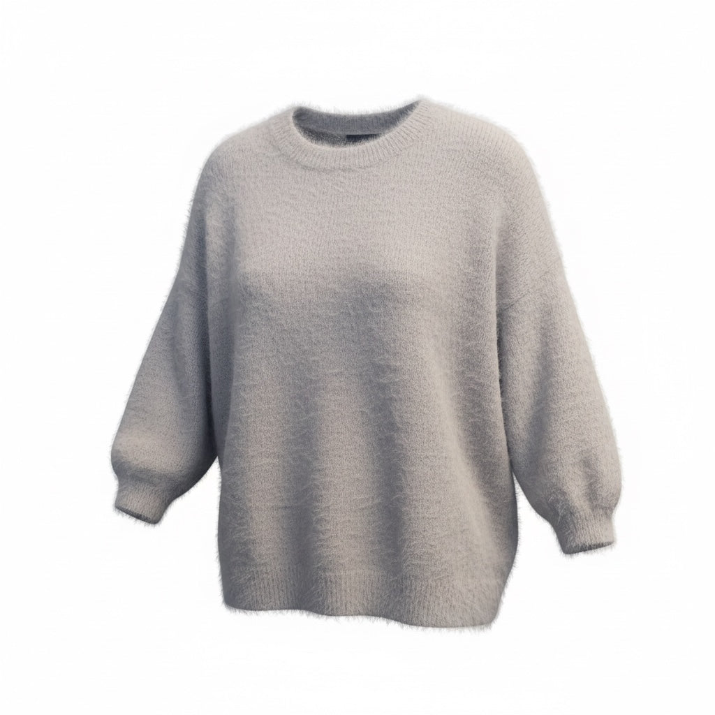 Pörröneule beige koko M