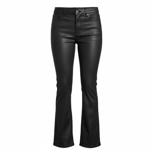 Lataa kuva 1. Luna Bootcut Coated -housut